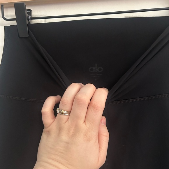 Alo Yoga • Black Ripped Warrior High Waisted Legging Sz Sm Activewear Gym Wear - Picture 14 of 14